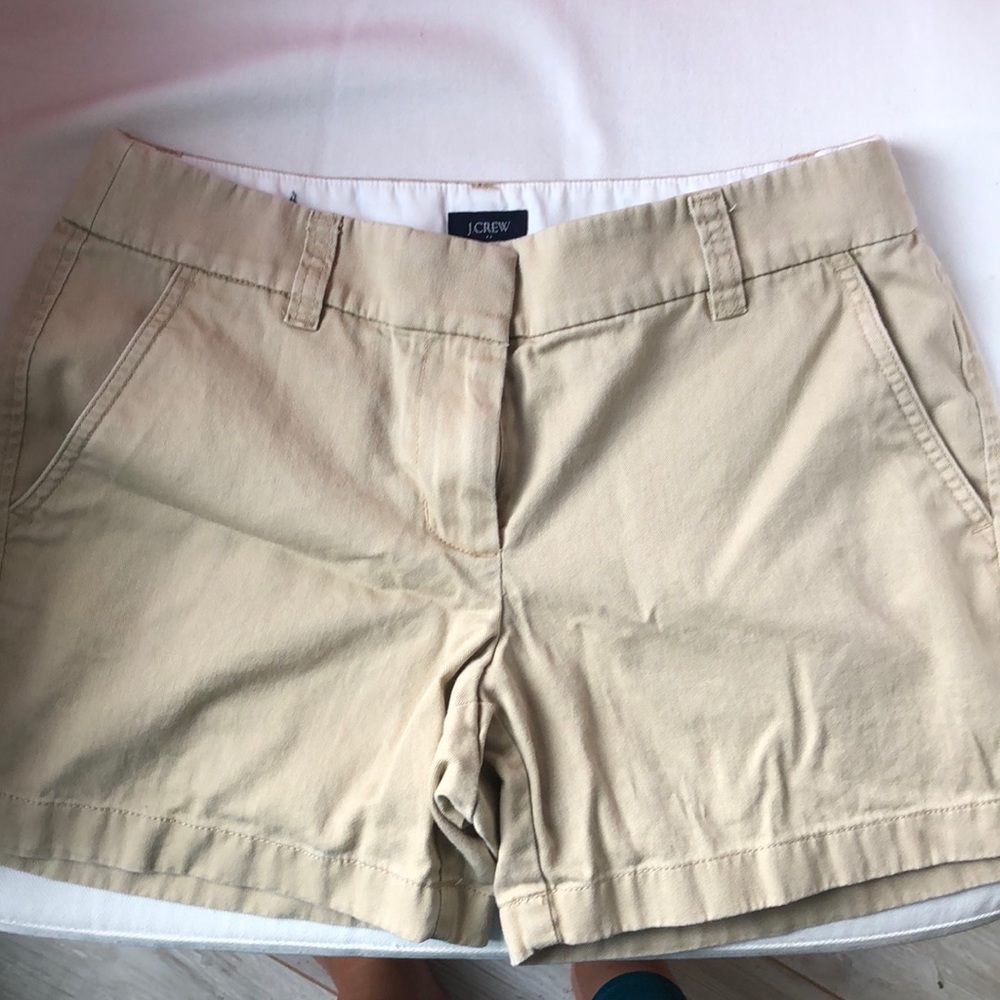 Jcrew khaki chino shorts